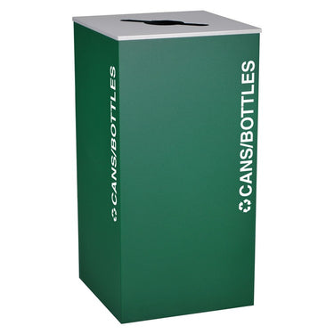 Kaleidoscope XL Series 36-Gallon Emerald Green Recycling Receptacle for Cans and Bottles ***FREE SH